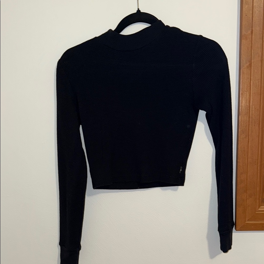 Tna waffle knit crop top